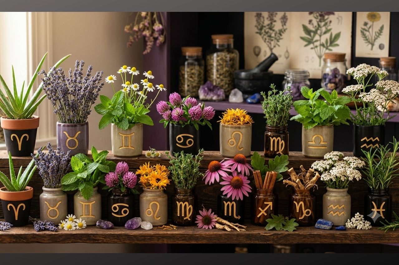 BotanicaSignos Botiquín astral: La planta medicinal ideal para tu cuerpo según tu signo del zodiaco